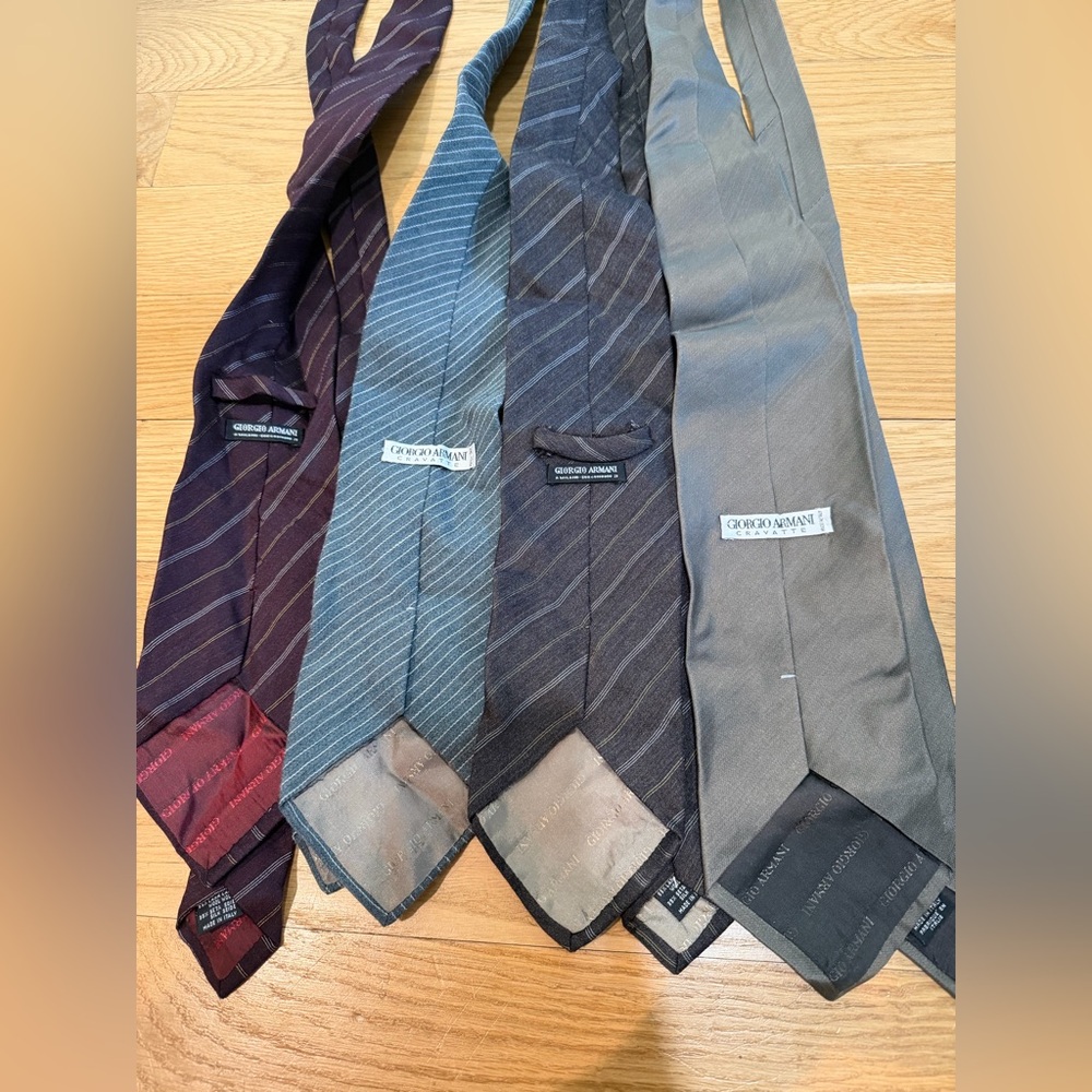 ARMANI - Ties Wool and Silk - Picture 3 of 3